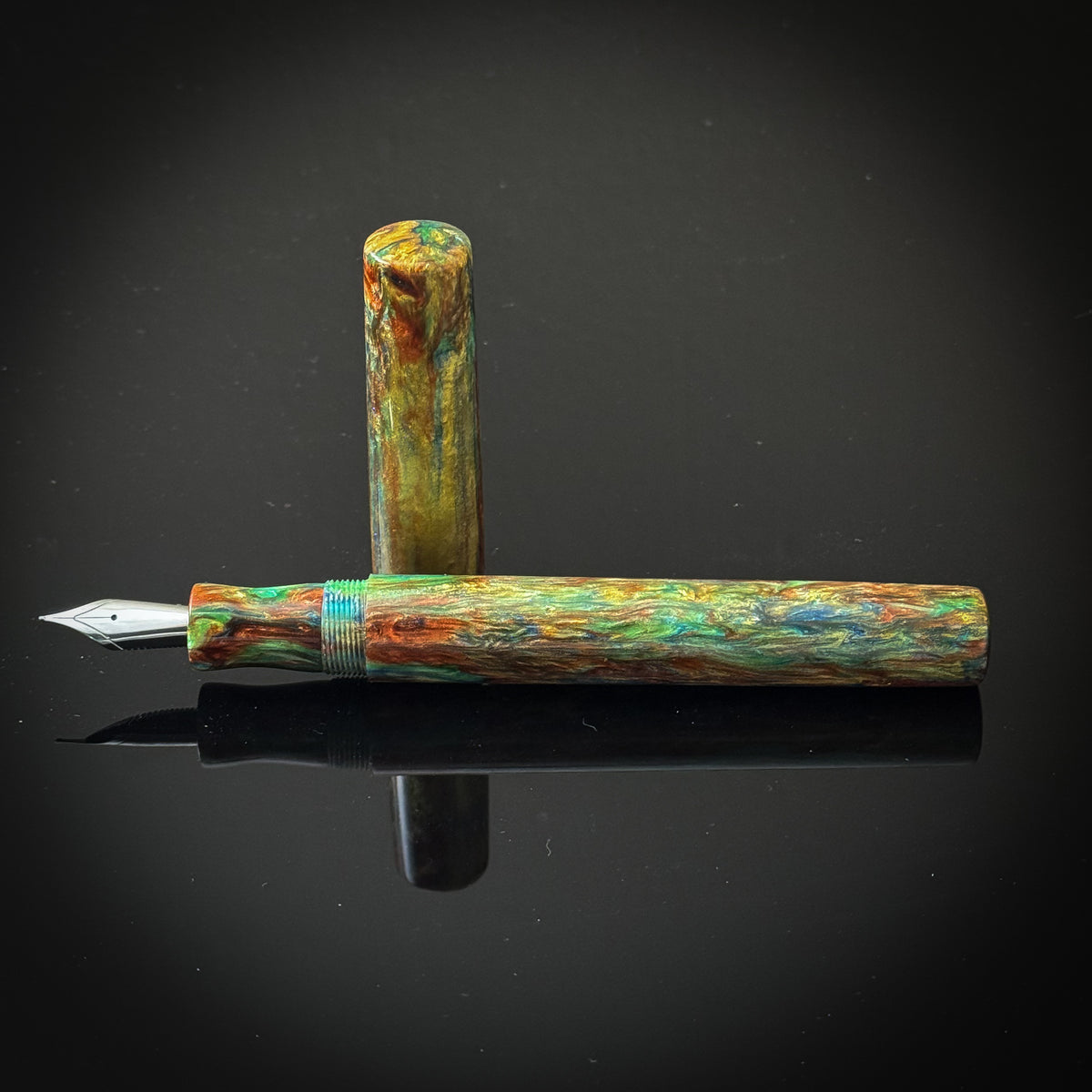 The Cooper Project Extra Long Arlington Fountain Pen - Jowo nib