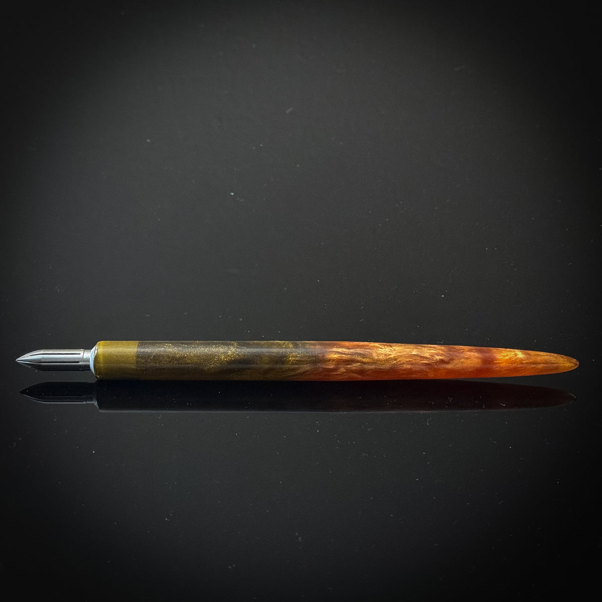 Orange and Bronze Slim Style Nib Holder
