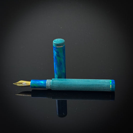 Peacock Green OPAREX with Green CrazyFiber Modified Westwood Model -Jowo Nib