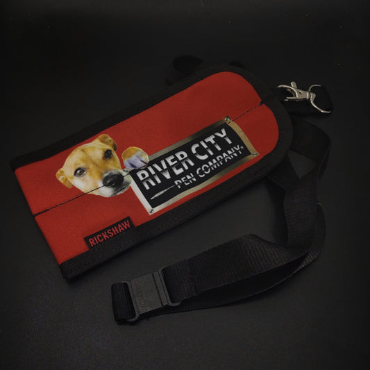 Red Two Pen Coozie With Lanyard -save 20% With Pen Purchase