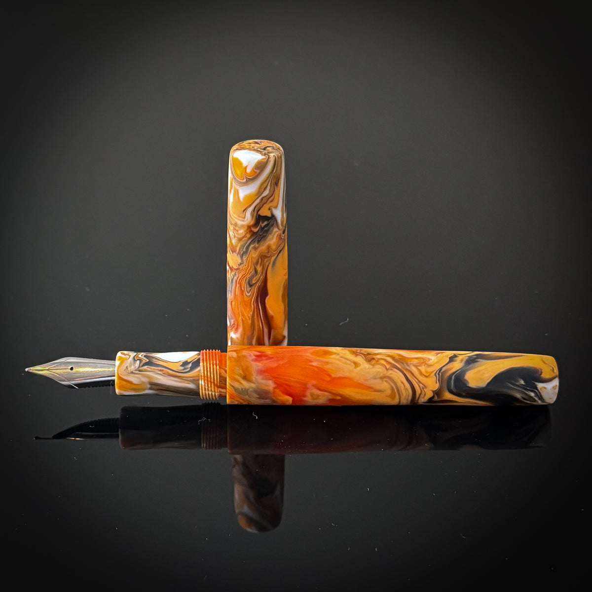 Orange You Tired Of Me Yet Westwood Model Low Lustre Finish.  Jowo Nib