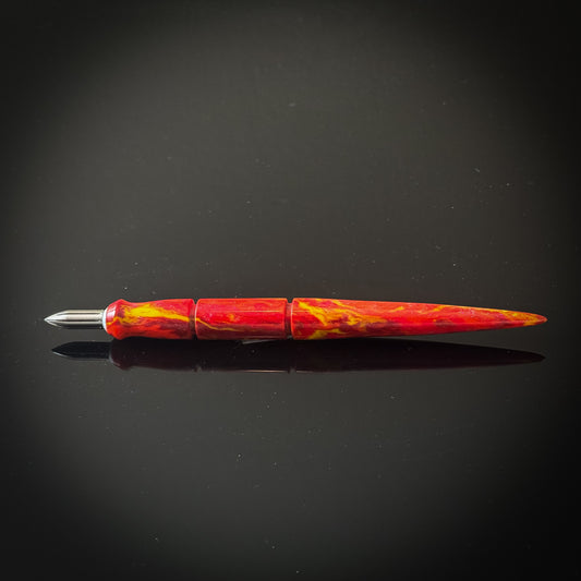 Red, Yellow and Maroon Contoured Nib Holder