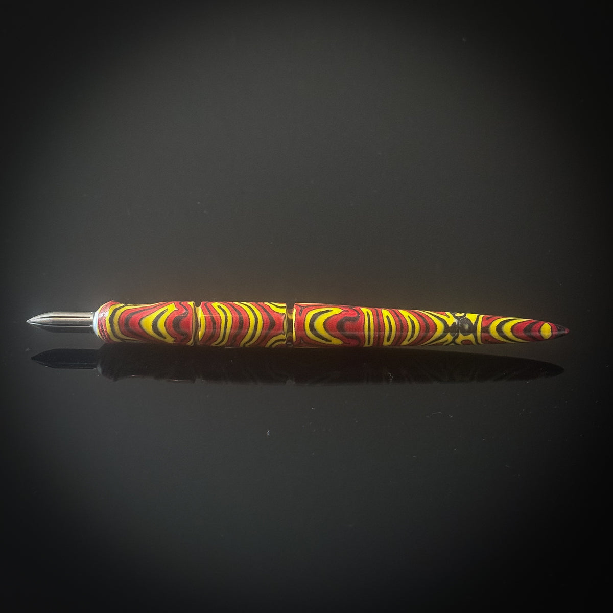 Red, Yellow and Black CrazyFiber Contoured Nib Holder