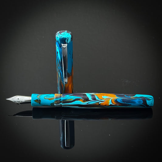 Riptide Ember Fineview Model Semi Gloss Finish -Jowo Nib